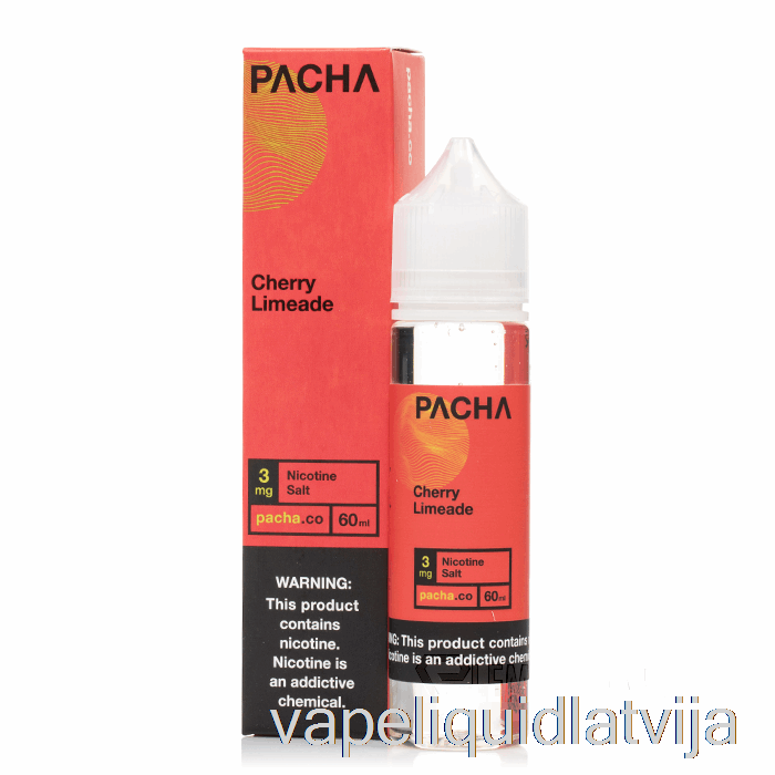 ķiršu Limeade - Pacha - 60ml 3mg Vape šķidrums